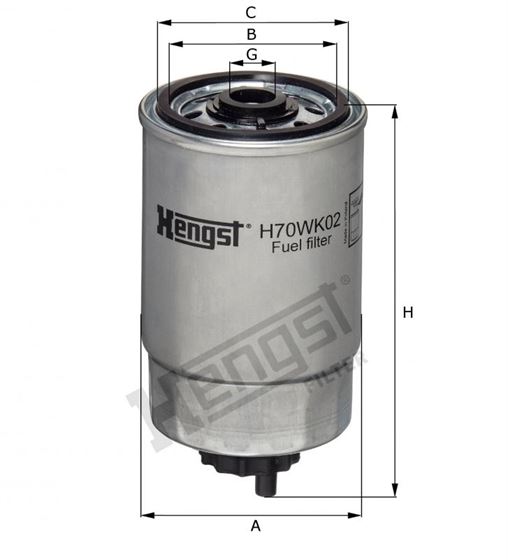 Фильтр топливный IVECO, MAN, VOLVO M16x1,5