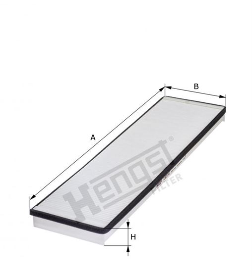 Фільтр салону h=30 MB ATEGO/ATEGO 2/ATEGO >1998