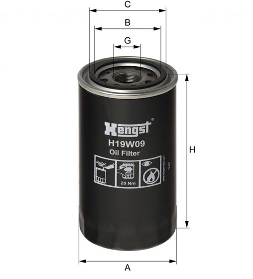 Фільтр масляний, THERMOKING SMX/SL