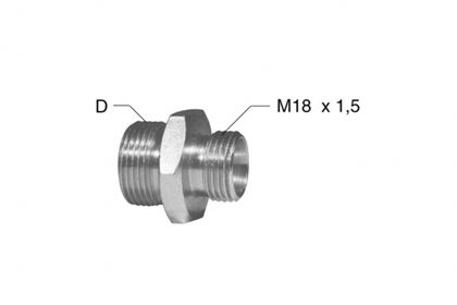 Двойной штуцер 
