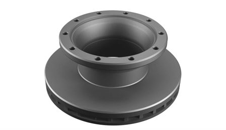 Диск тормозной задний D=378мм, H=150мм 10 отв. без ABS, лев/прав