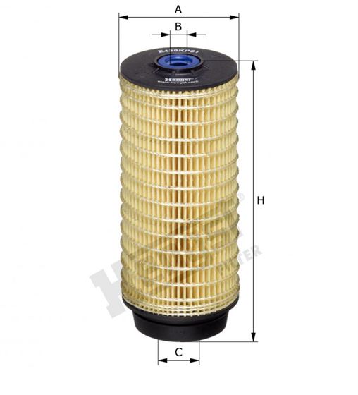 Фільтр паливний h=162 Iveco Daily