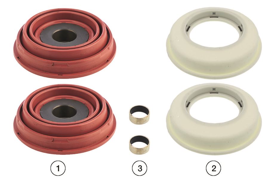 Ремонтний комплект супорту KNORR SL7/SM7/ST7 (п'ятаки, пильники, втулки, 69мм)