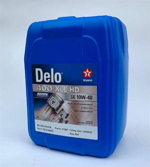 Масло моторное DELO 400 XLE HD 10W40 / 20L / EURO 6