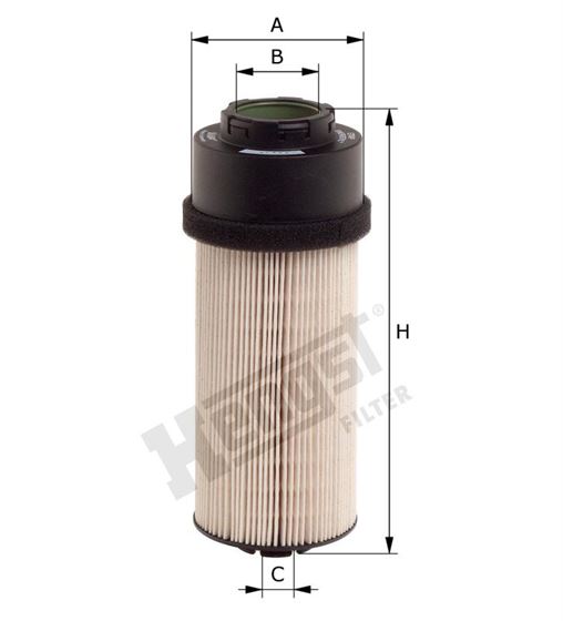 Фильтр топливный h=248 DAF CF75, CF85, XF95; GINAF X-SERIES; SOLARIS