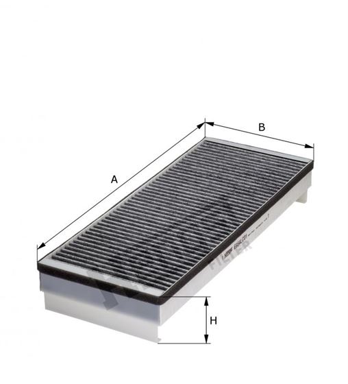 Фільтр салону вугільний MAN TGA/TGL/TGM/TGS/TGX, NEOPLAN