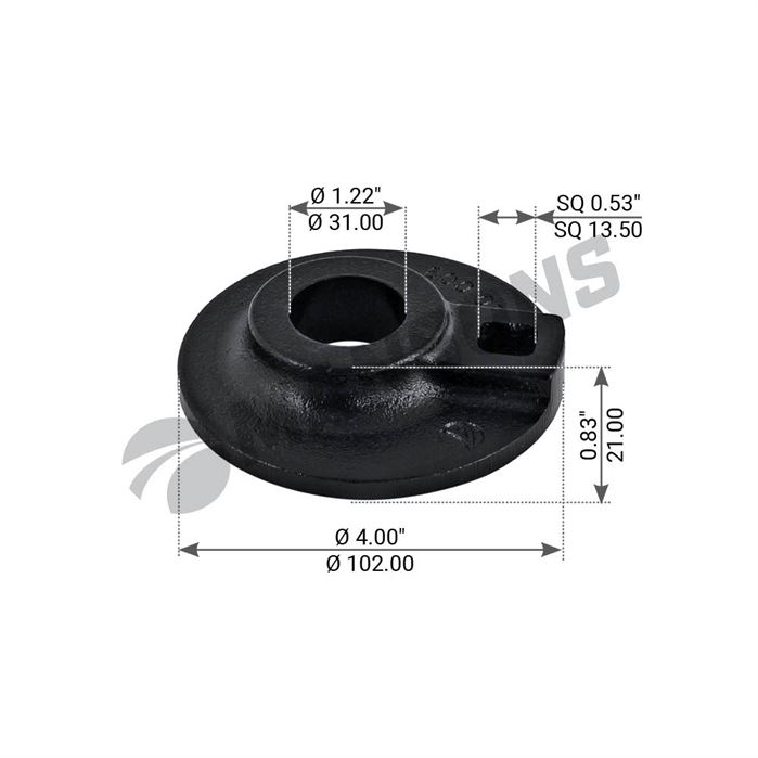 Шайба эксцентриковая SAF Intradisc (тип подвески "IO", "IU") 1