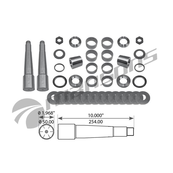 Ремкомплект шкворня DAF XF95/105 (на вісь)