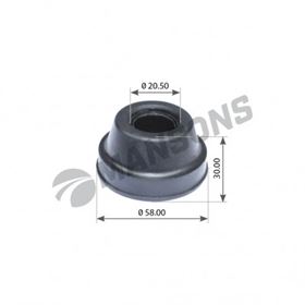 Втулка стабилизатора переднего/заднего Scania 3s/4s концевая