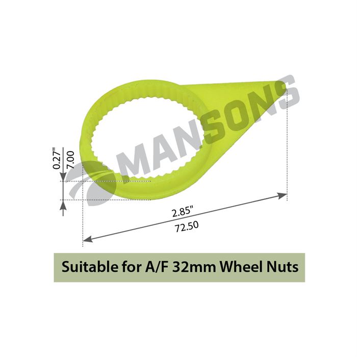 Индикатор колесной гайки 32мм (мин кол-во 50 шт)