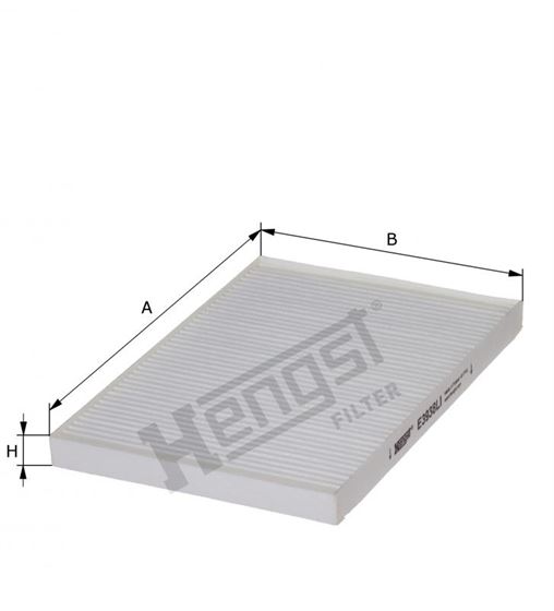 Фільтр салону RVI C, K, T; VOLVO FH, FH II, FH16 II, FM, FM II, FMX II 09.05-