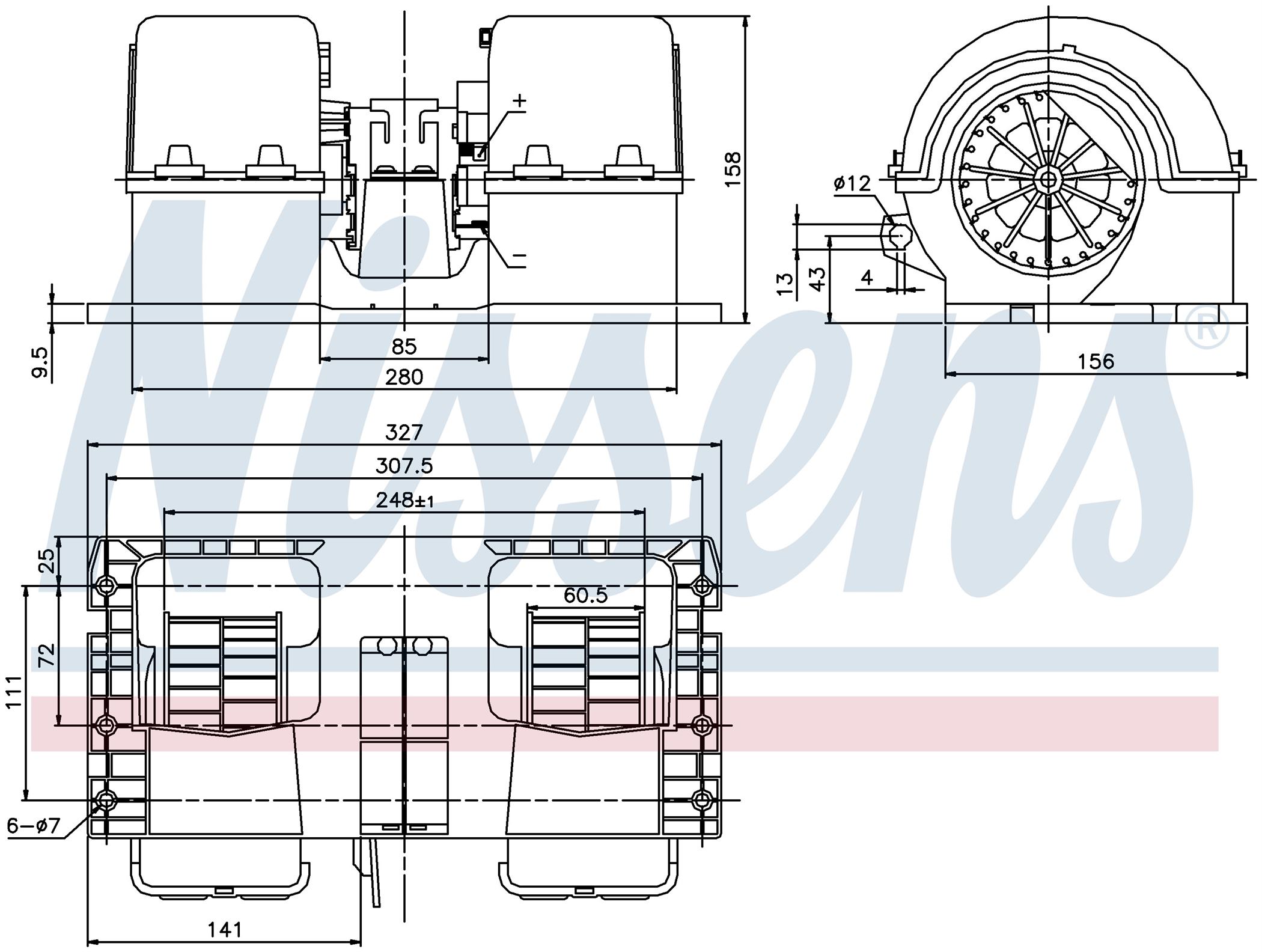 Вентилятор салону VOLVO FM SERIES (1998) FM 12 340