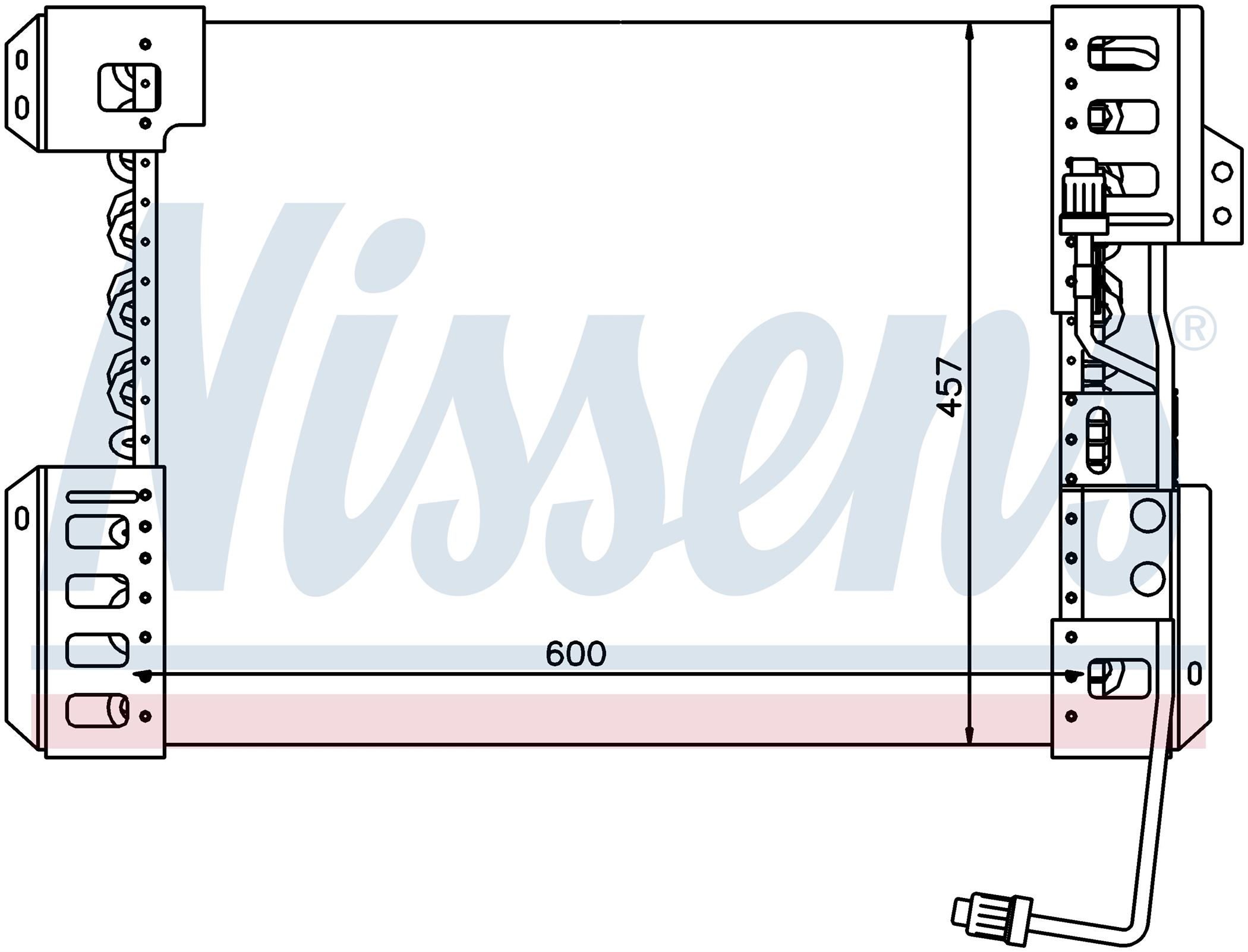 Радиатор кондиционера MB AXOR-SERIES (2002) AXOR 1835 LS