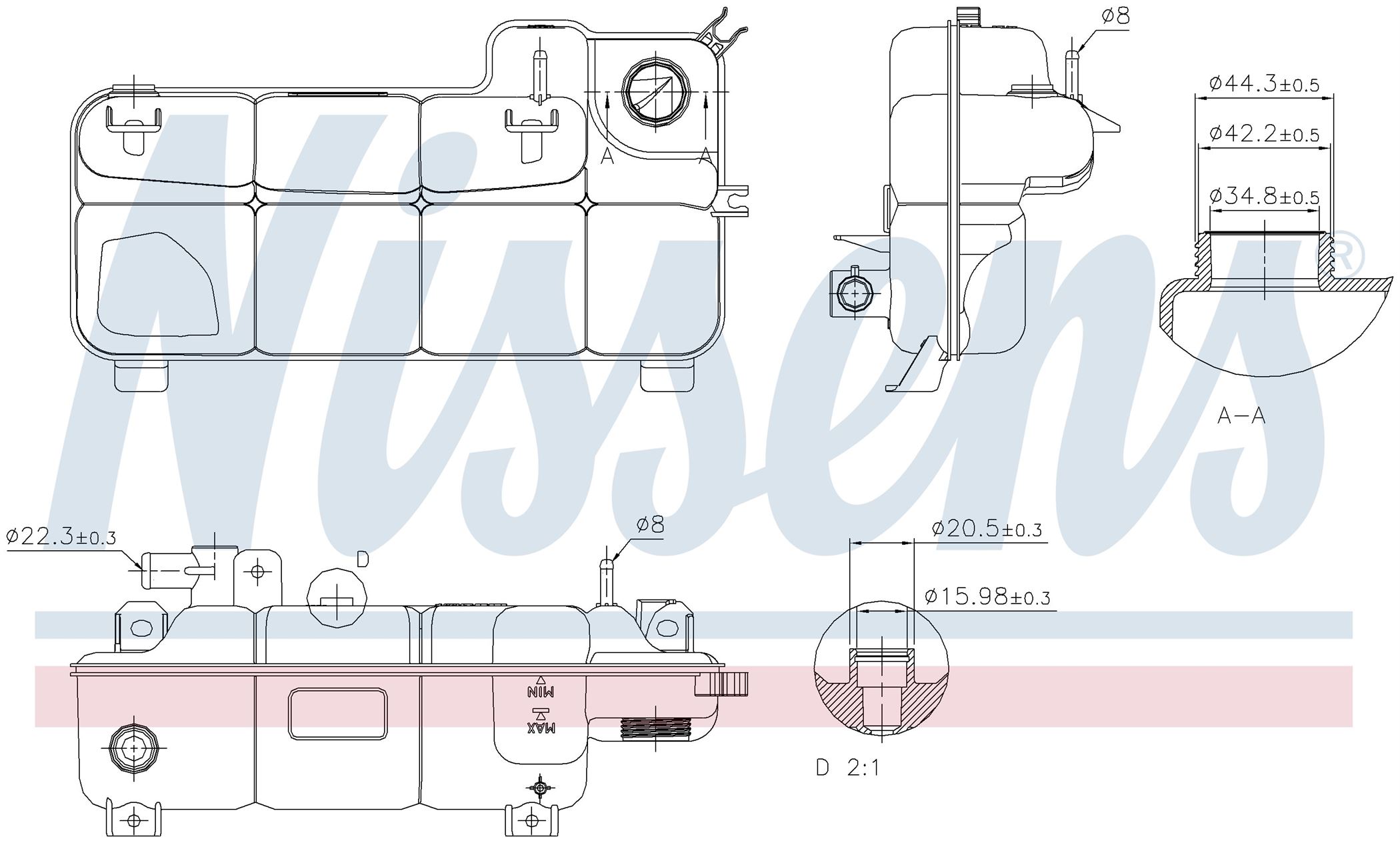 Бачок розширювальний IVECO DAILY 29L14 (2007) 2.3 