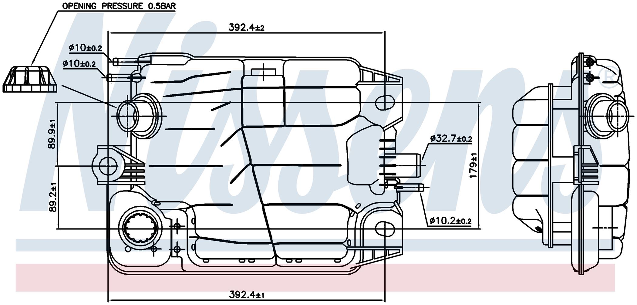 Бачок розширювальний IVECO EUROTECH (1993) EUROTECH 180E24P