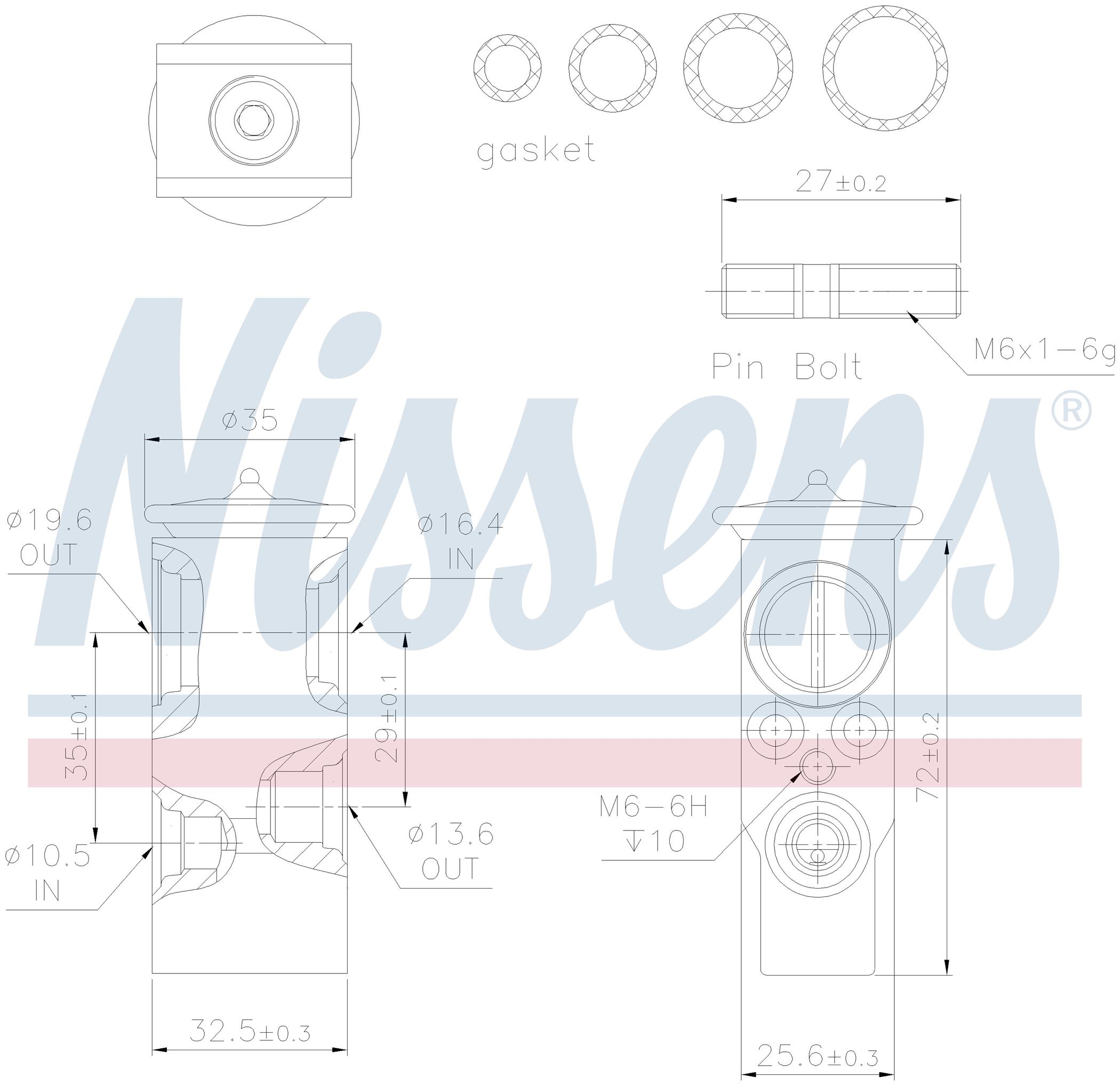 Клапан розширювальний MB A-SERIES W168 (1998) A140 1.4 