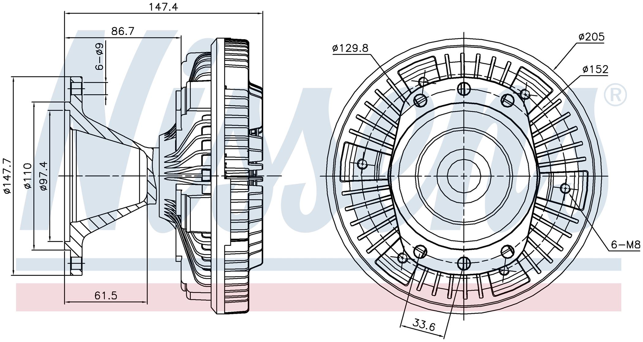 Віскомуфта вентилятора DAF LF SERIES (2001) LF 45.180