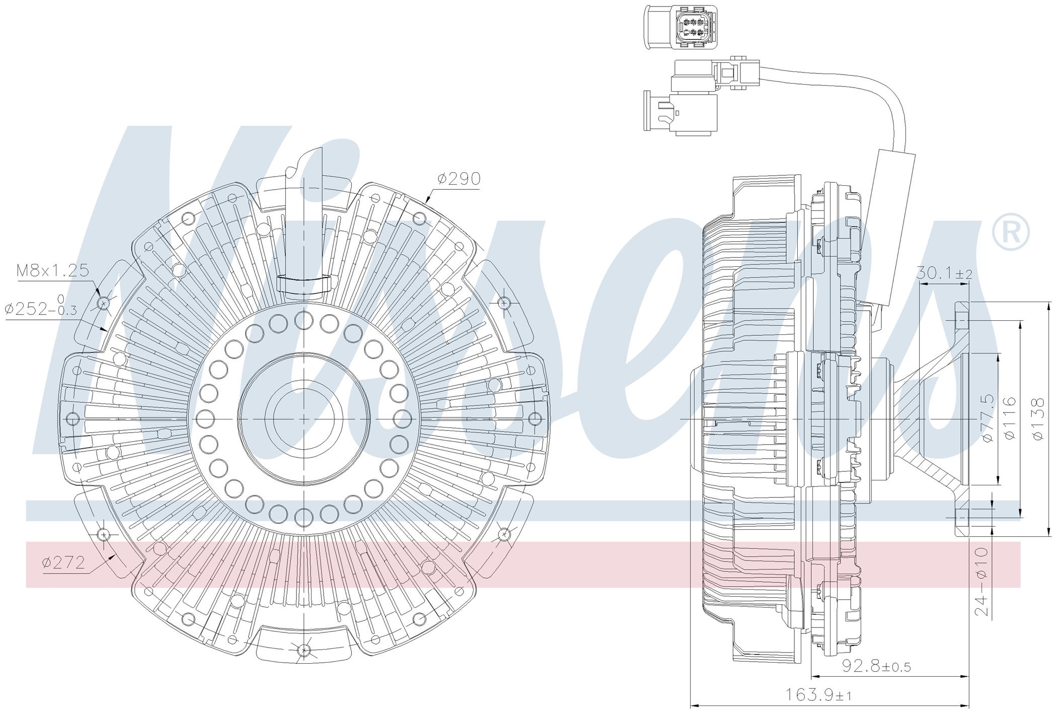Вискомуфта вентилятора DAF XF SERIES (2013) XF 440