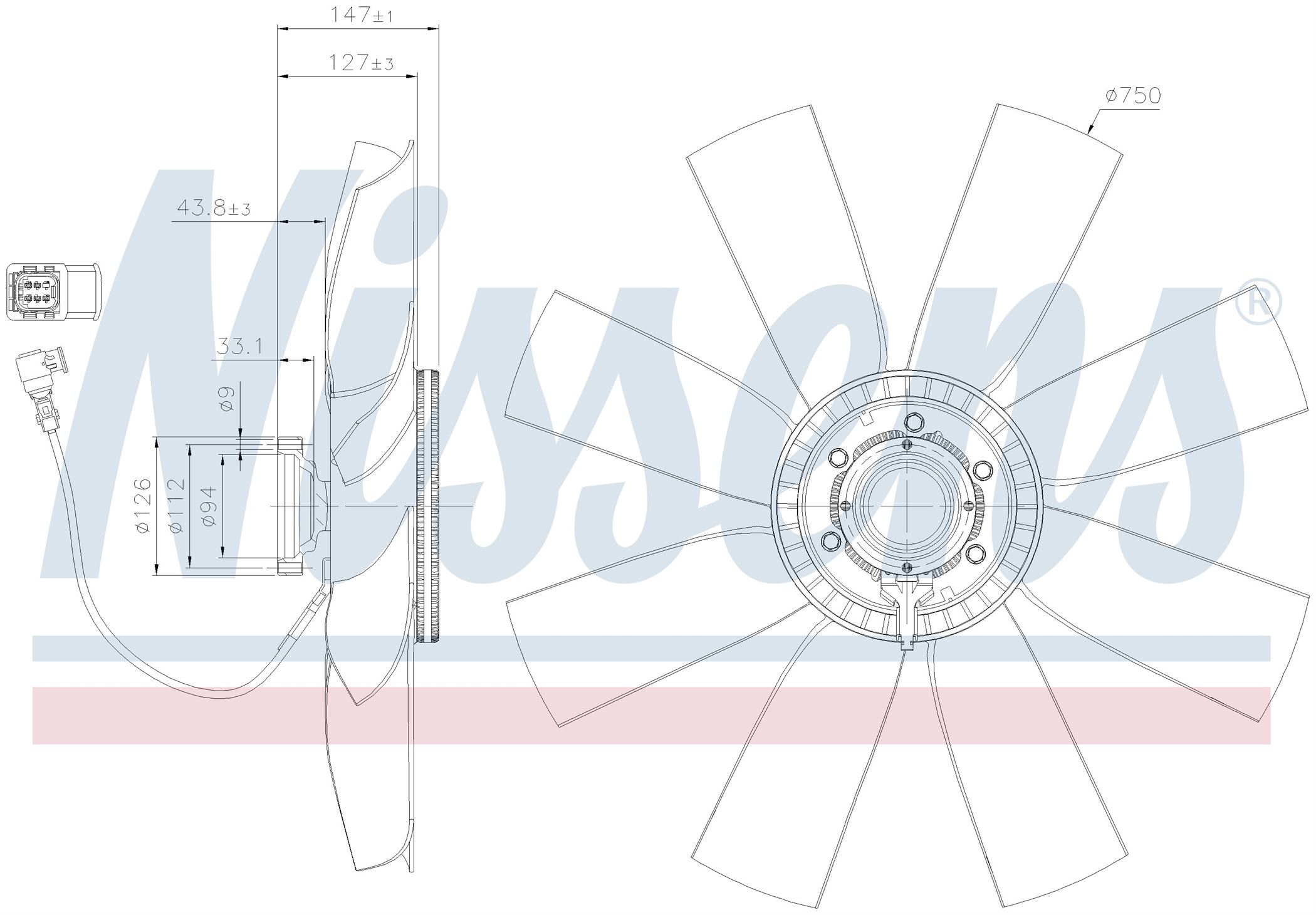 Вискомуфта вентилятора VOLVO FH SERIES (2013) FH 420