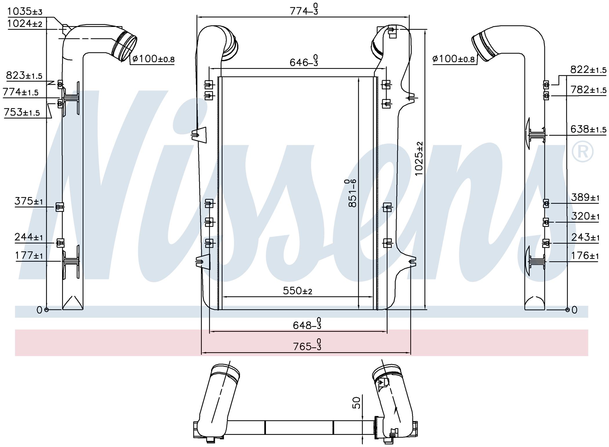 Інтеркулер DAF XF SERIES (2002) XF 95.380