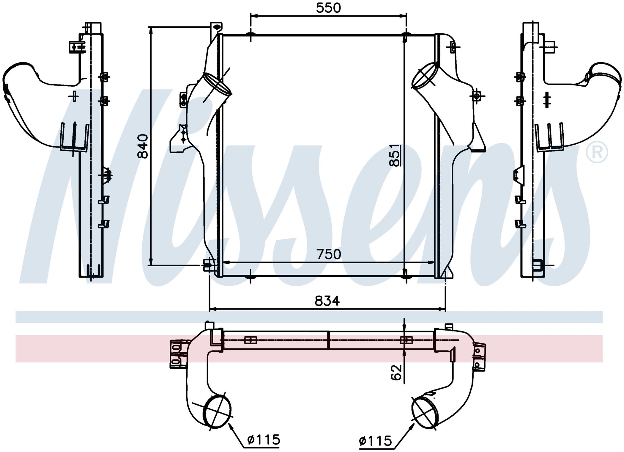 Інтеркулер MB ACTROS-SERIES (1996) ACTROS 1831 AK