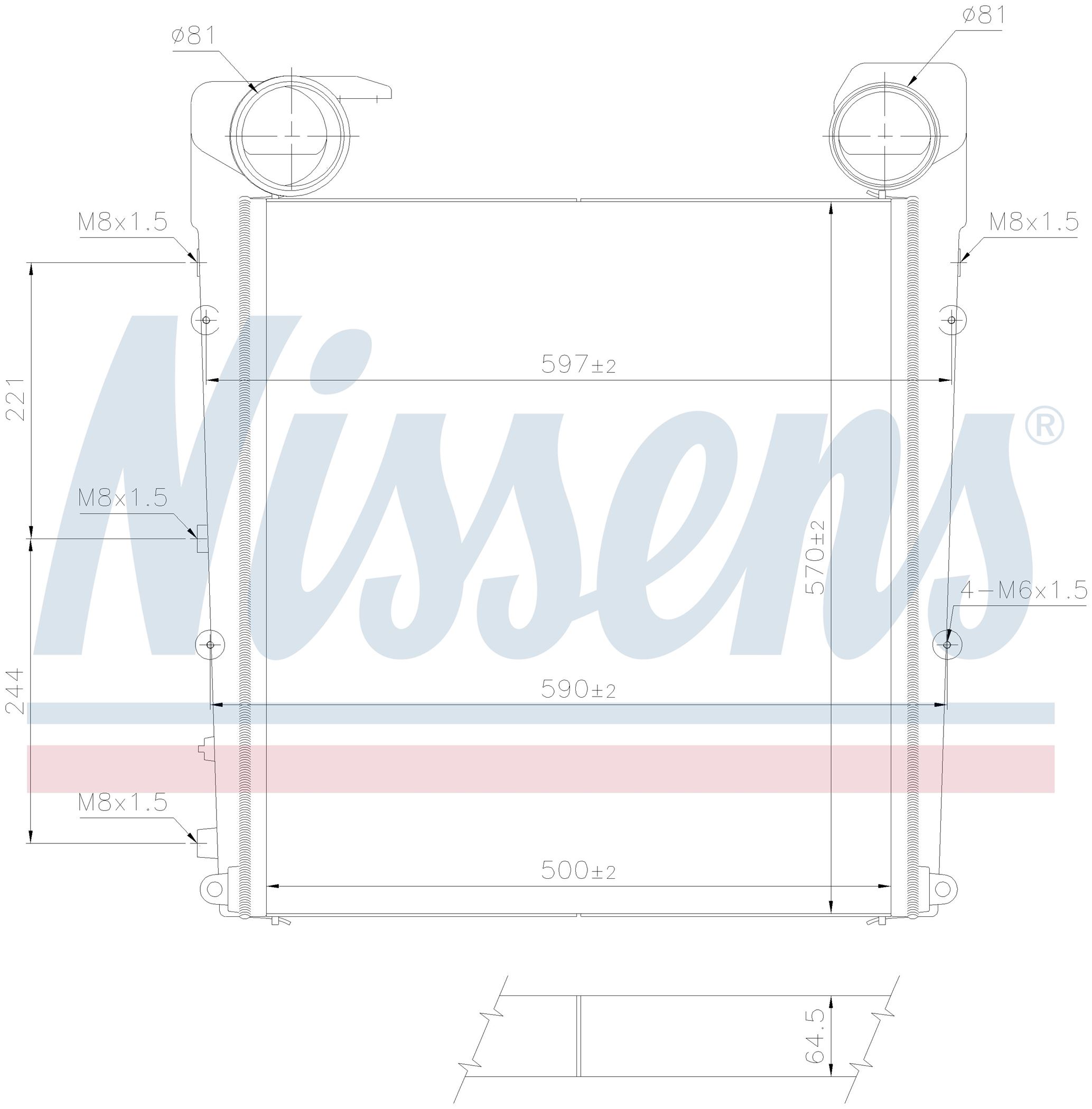 Інтеркулер RENAULT D (2014) D210
