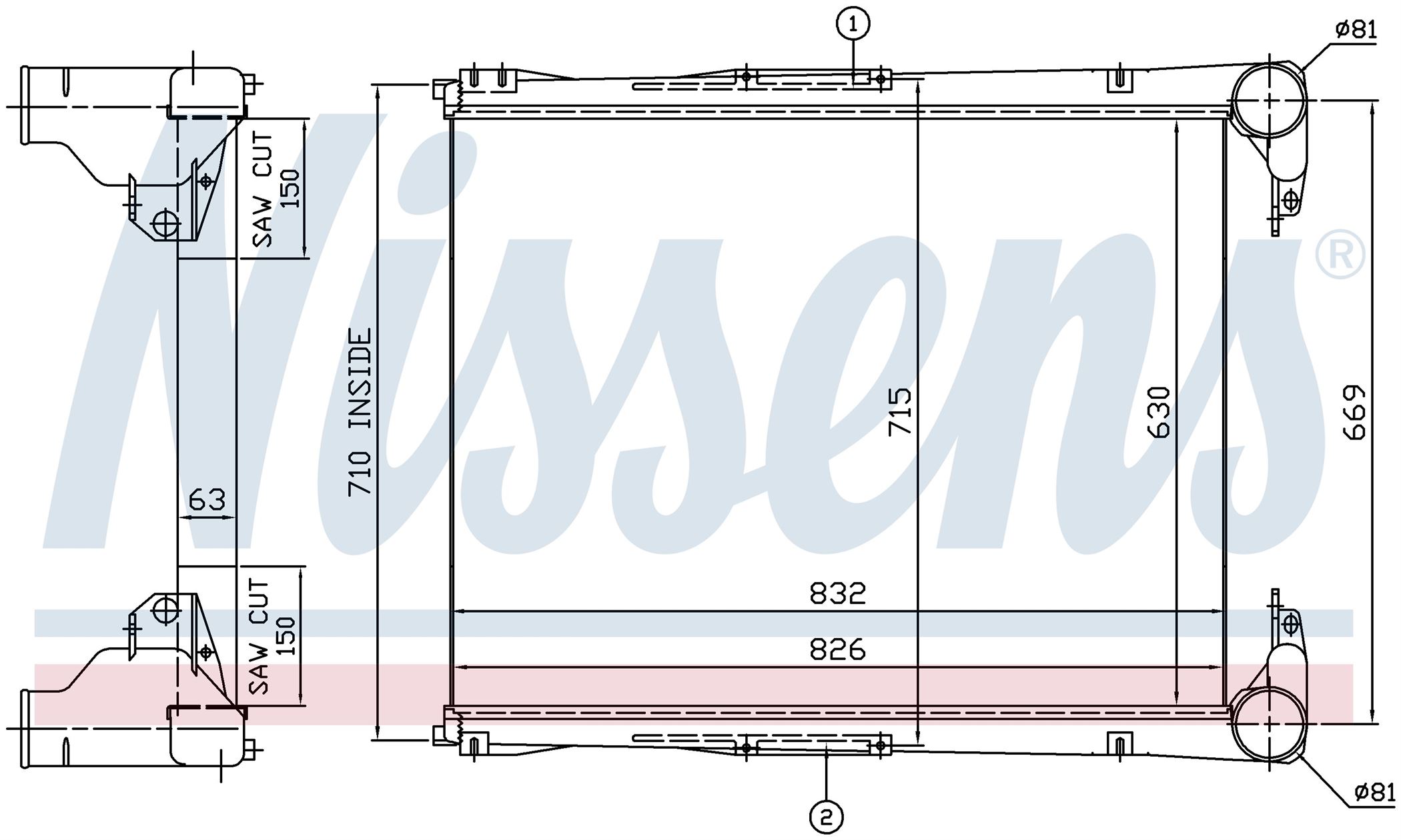 Інтеркулер RENAULT KERAX (1997) KERAX 300.26