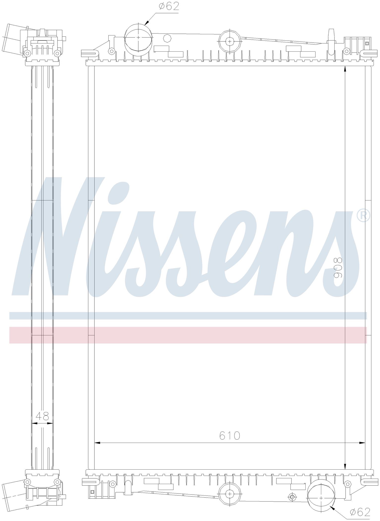 Радіатор DAF CF SERIES (1998) 85CF 430