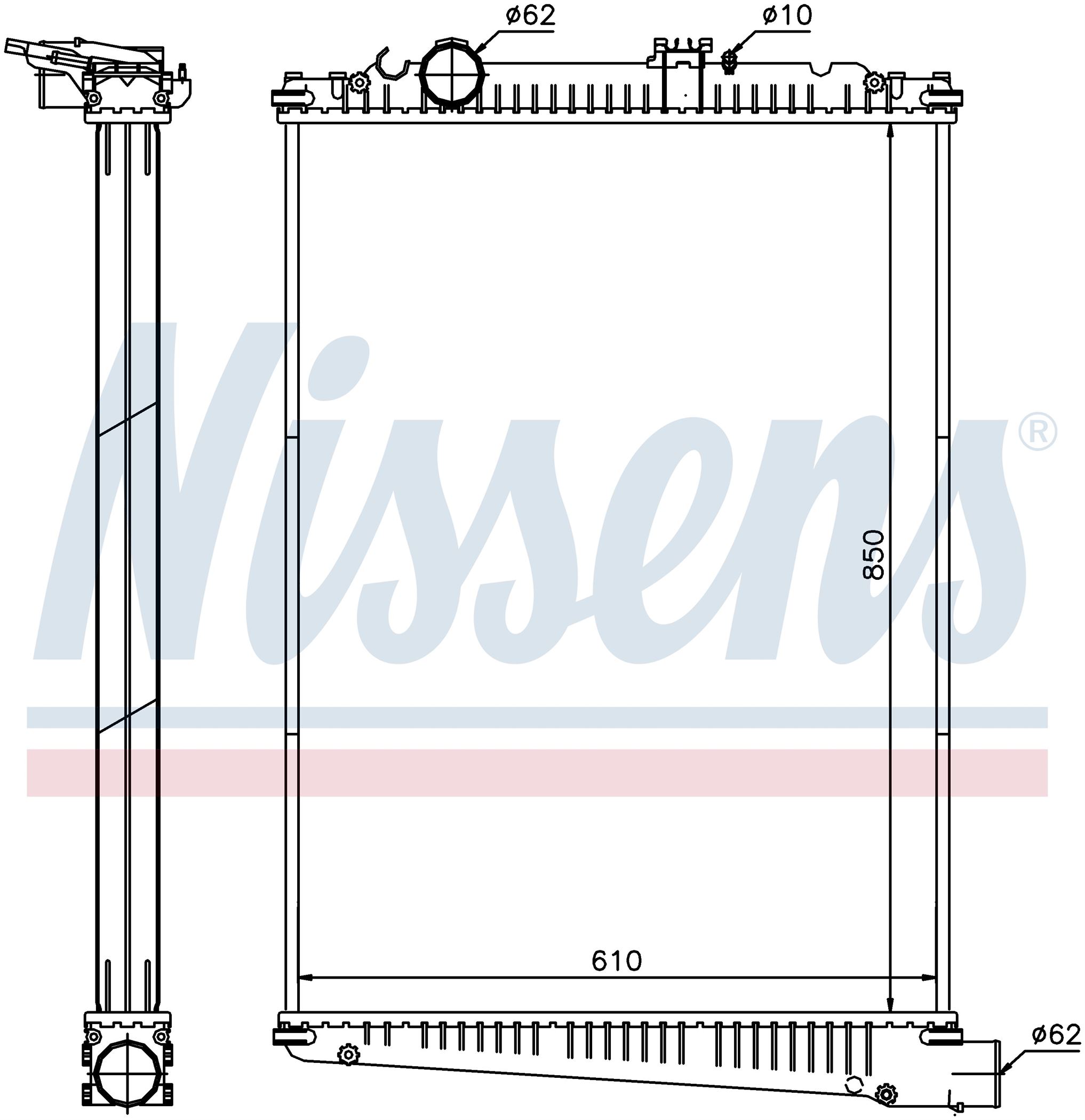 Радіатор DAF CF SERIES (2000) CF 65.180