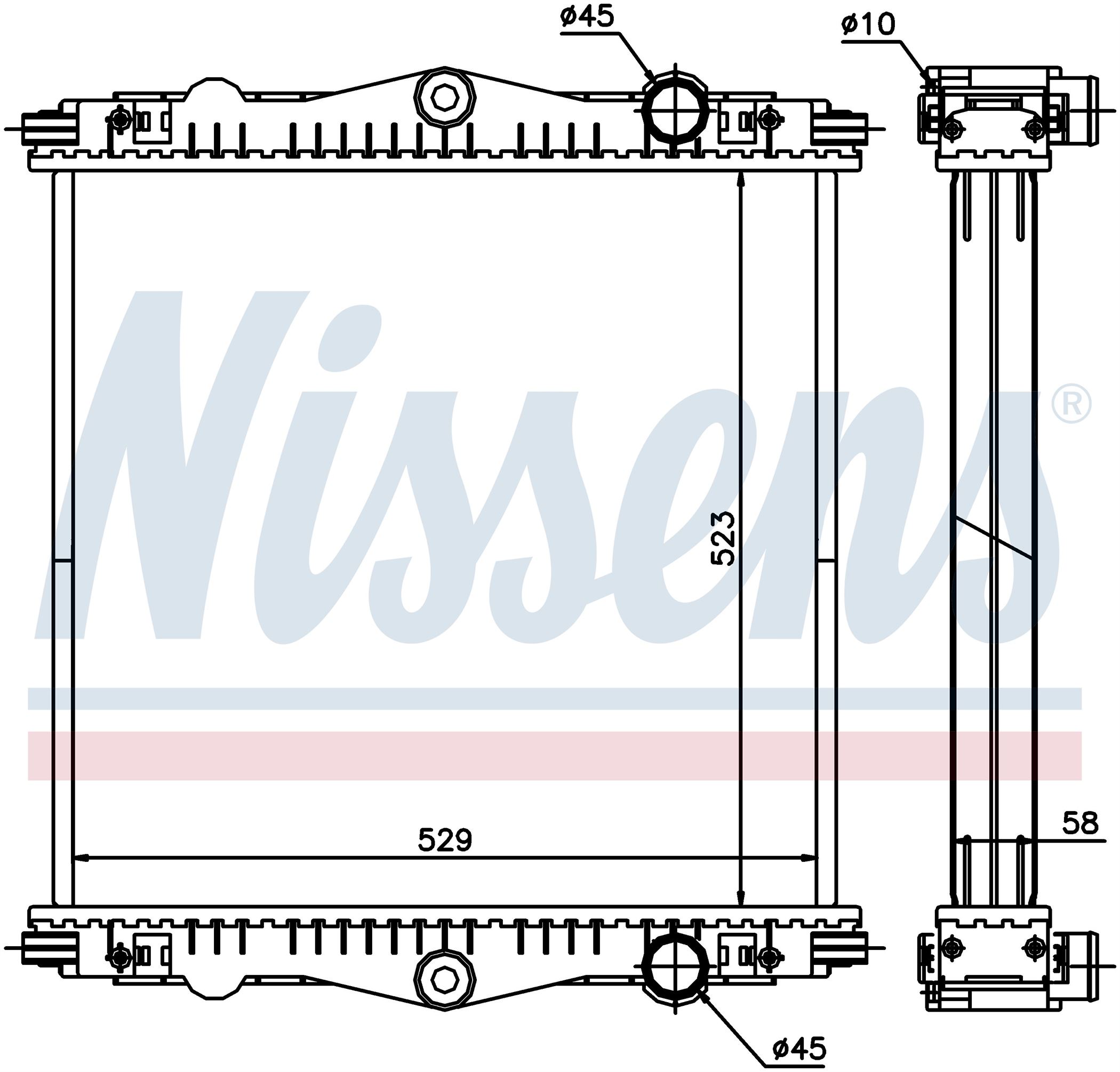 Радіатор DAF LF SERIES (2001) LF 45.130