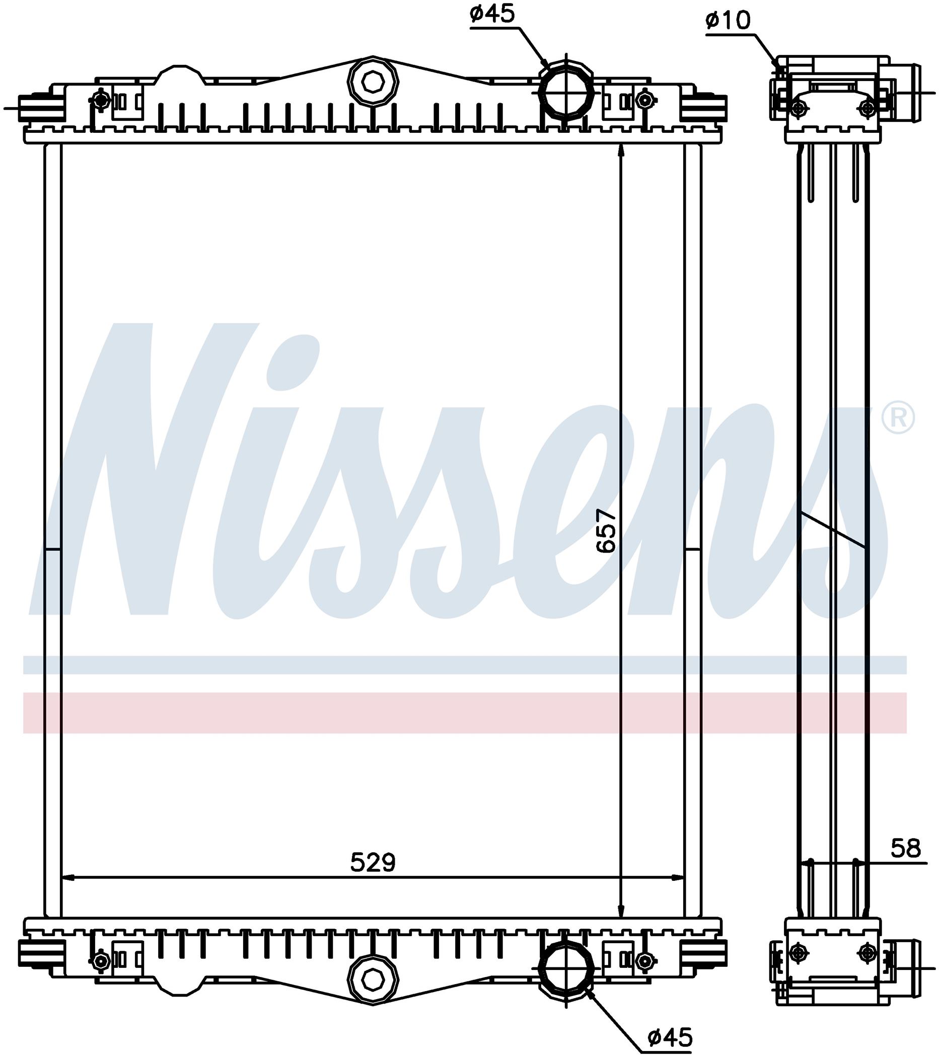 Радіатор DAF LF SERIES (2001) LF 45.180