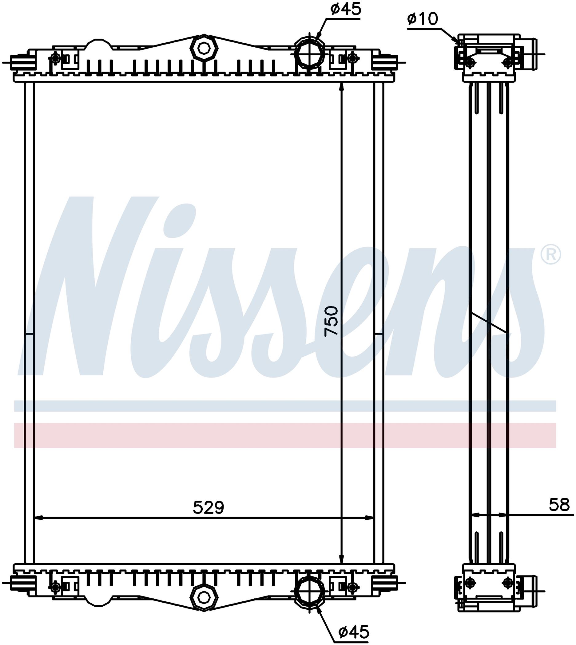 Радіатор DAF LF SERIES (2001) LF 55.250
