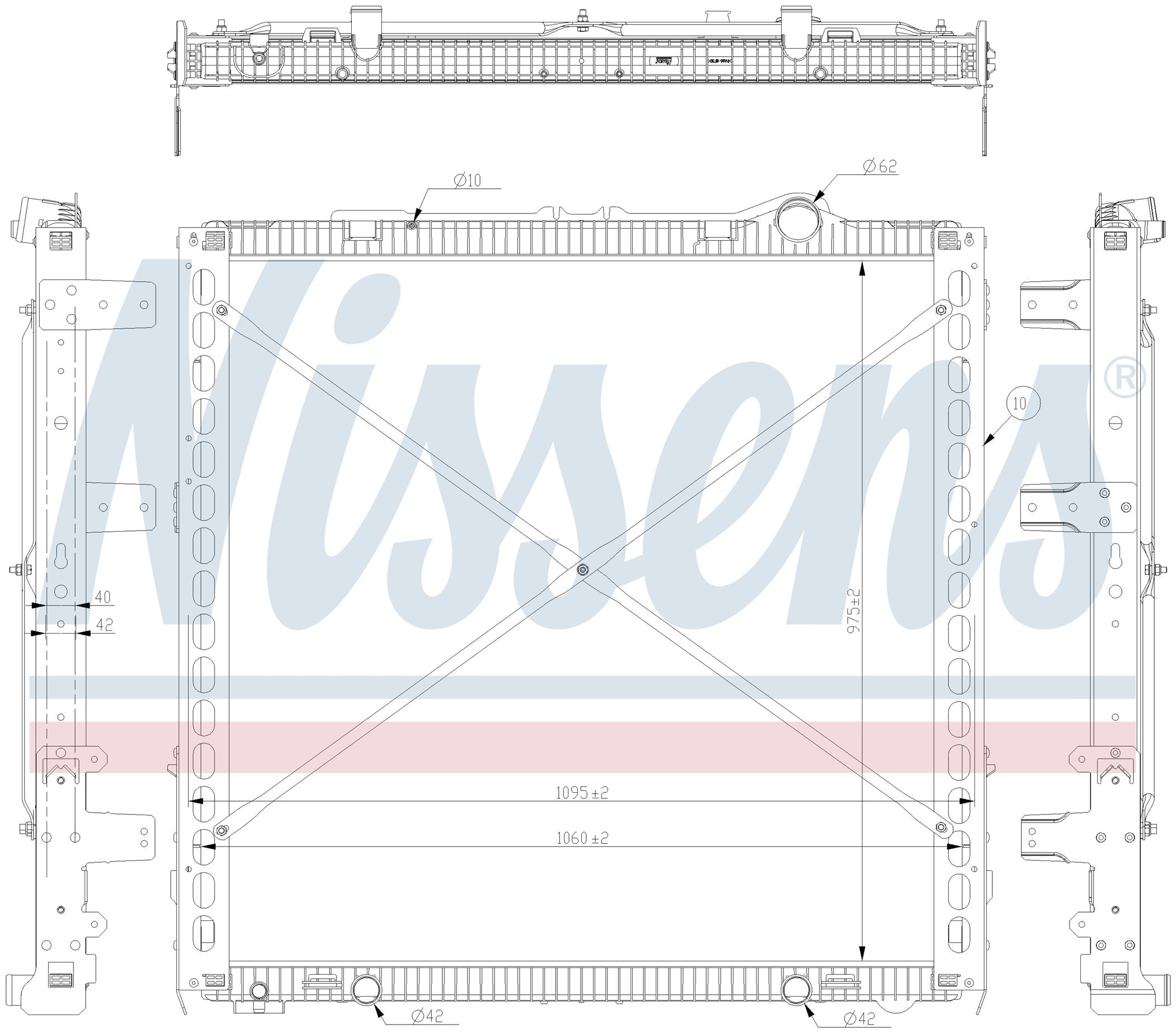 Радіатор DAF XF SERIES (2013) XF 440