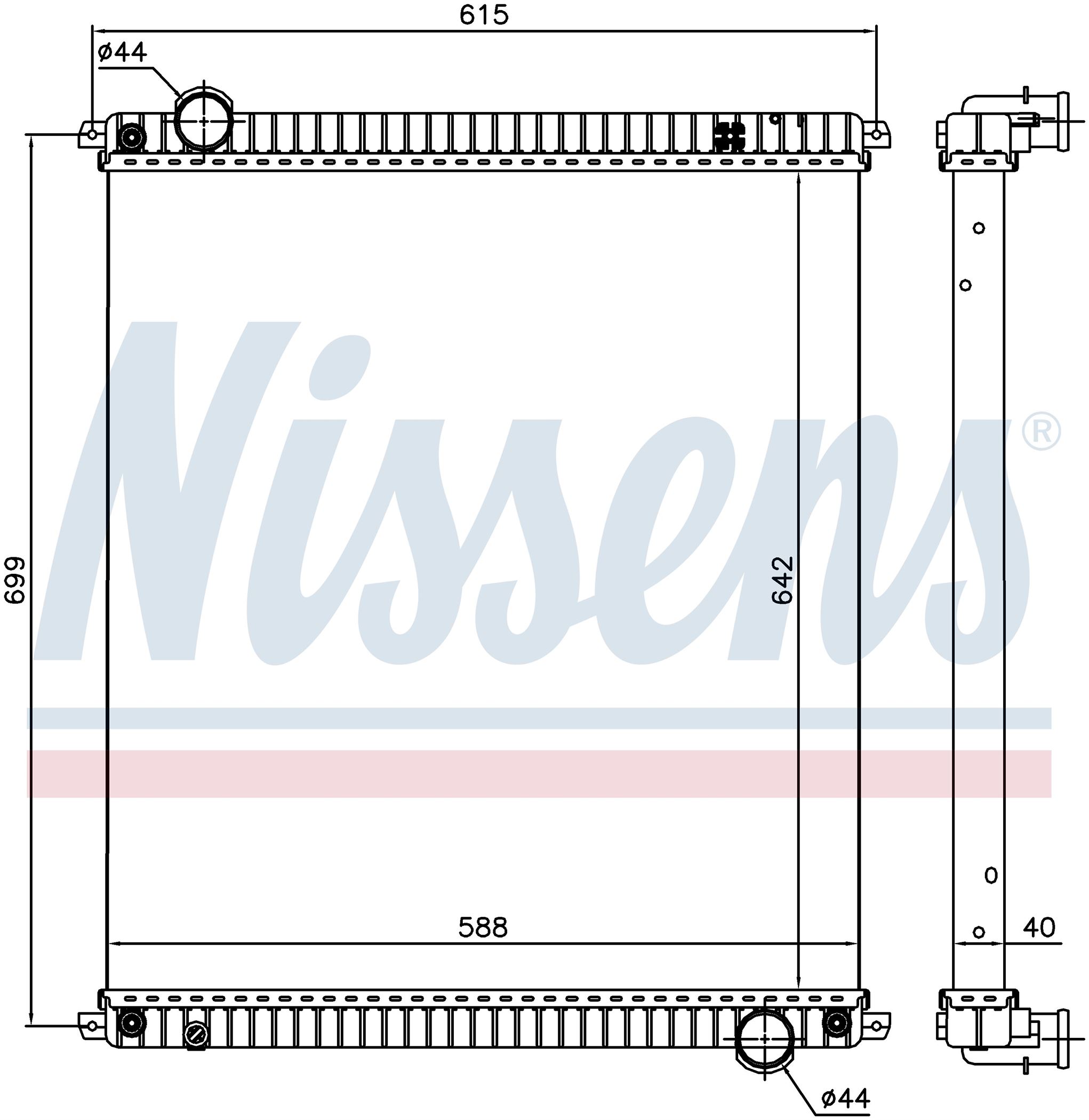 Радіатор IVECO EUROCARGO (2001) EUROCARGO 100E.17