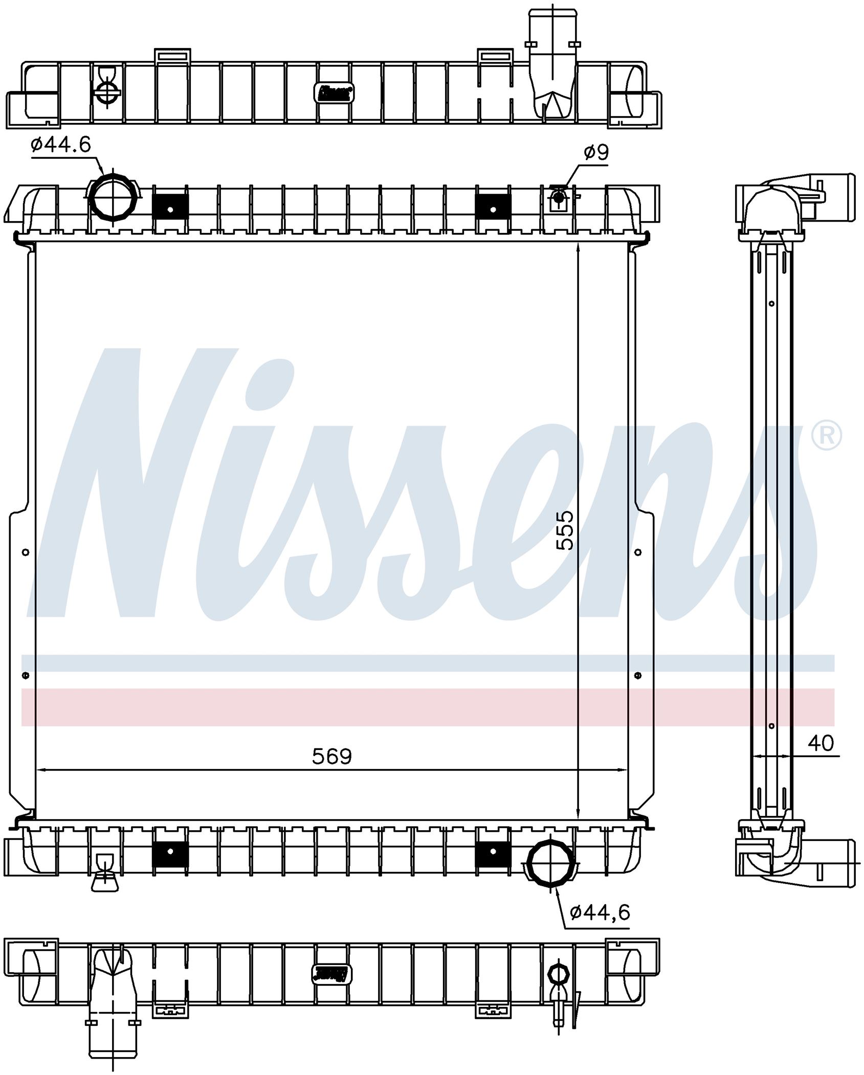 Радіатор IVECO EUROCARGO (2001) EUROCARGO 75E.13
