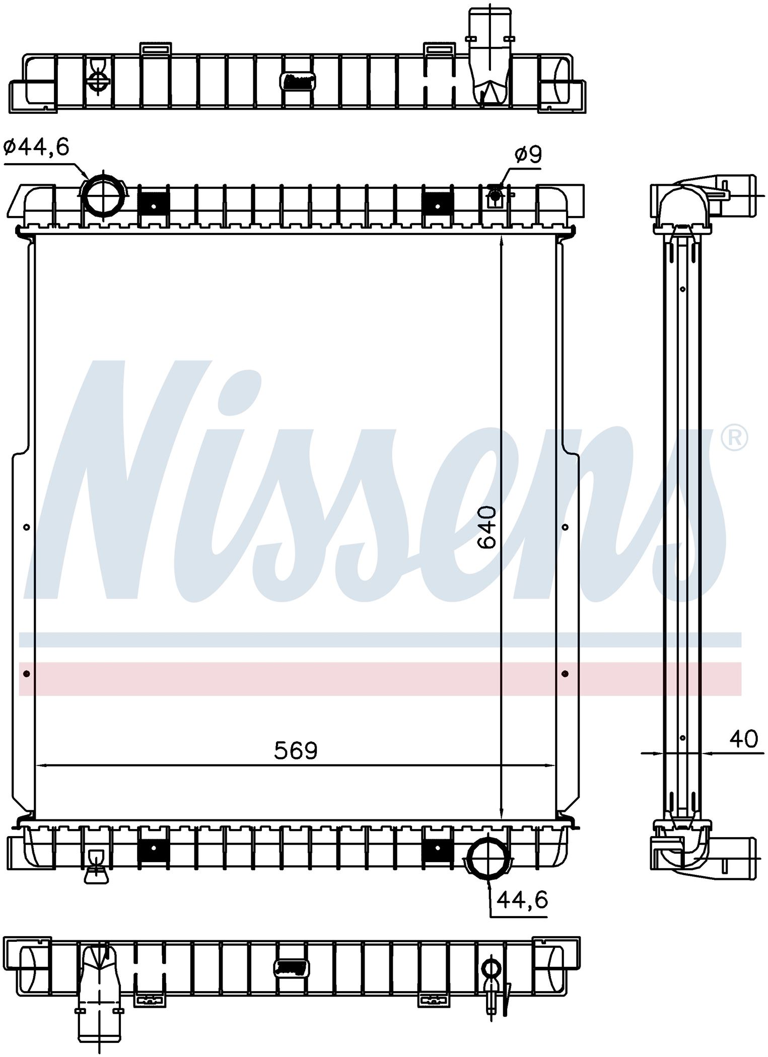 Радіатор IVECO EUROCARGO (2001) EUROCARGO 80E.18