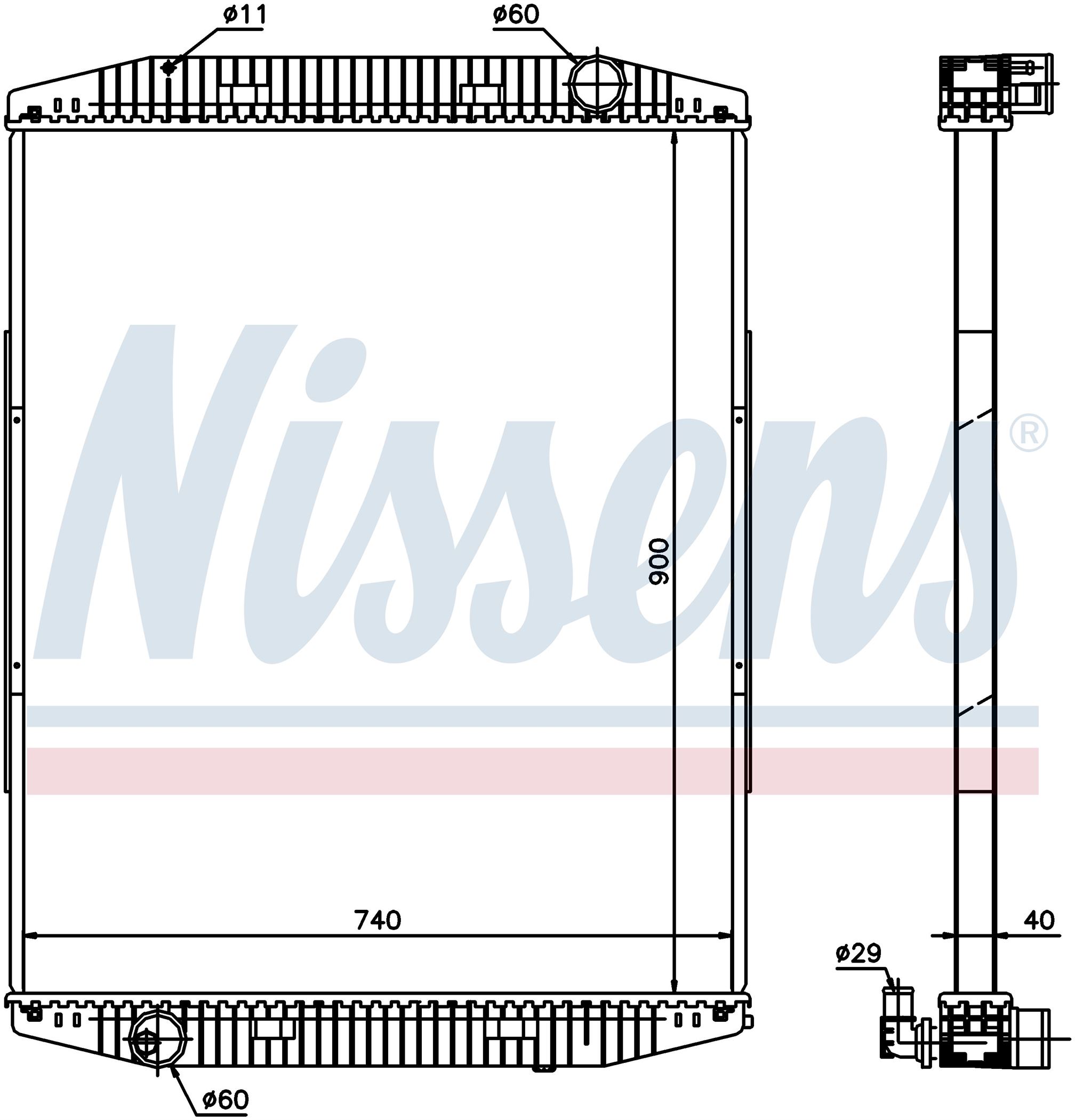 Радіатор IVECO EUROSTAR (1993) EUROSTAR 190E42