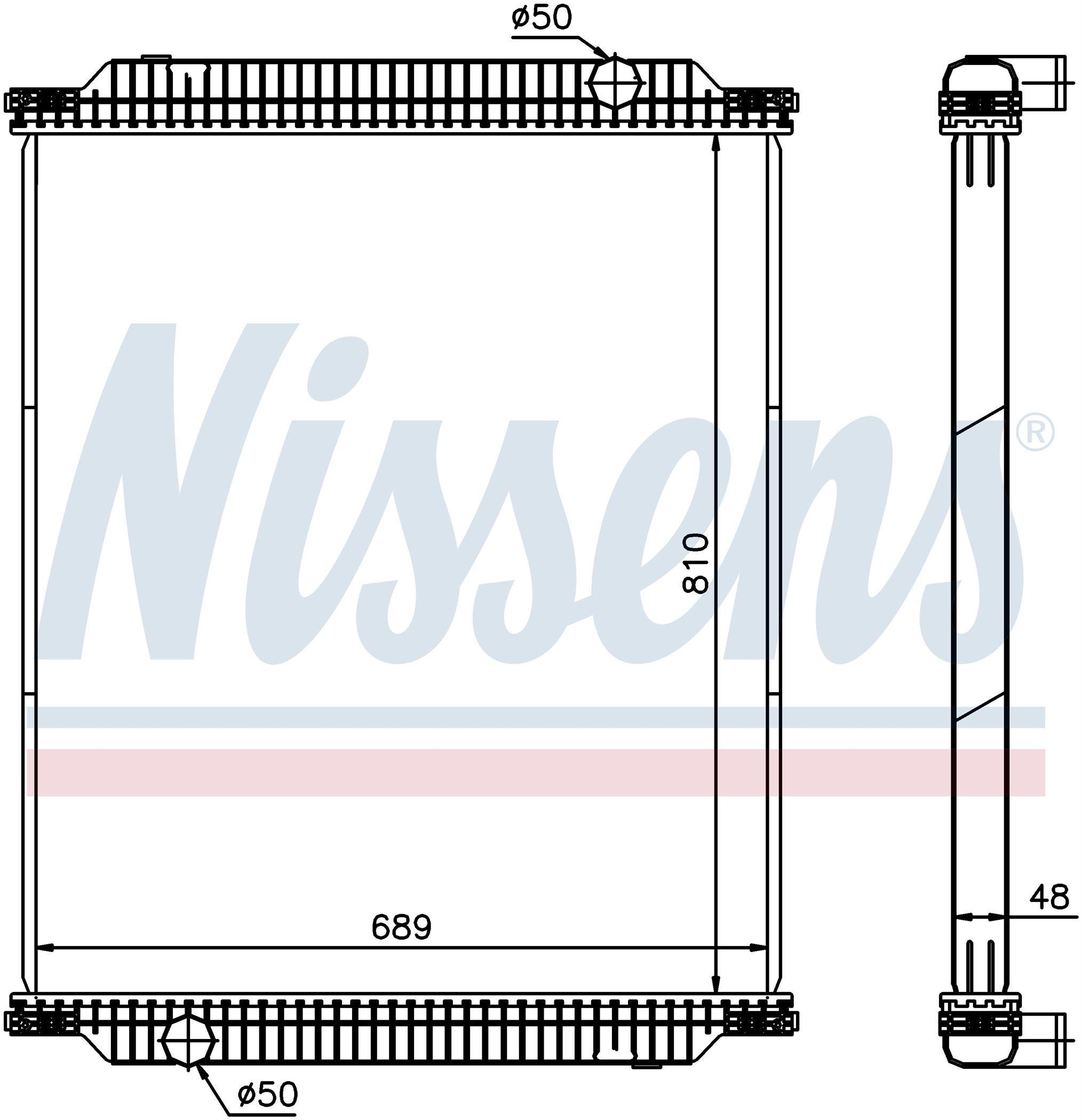 Радіатор MAN NG-SERIES (1992) NG 262