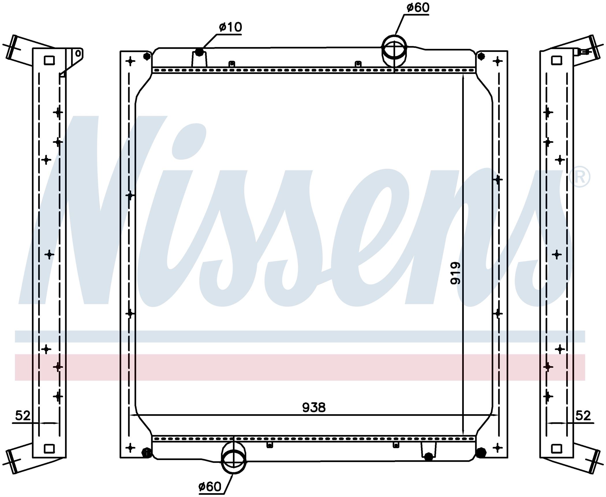 Радіатор MAN TGX-SERIES (2007) TGX 41.680