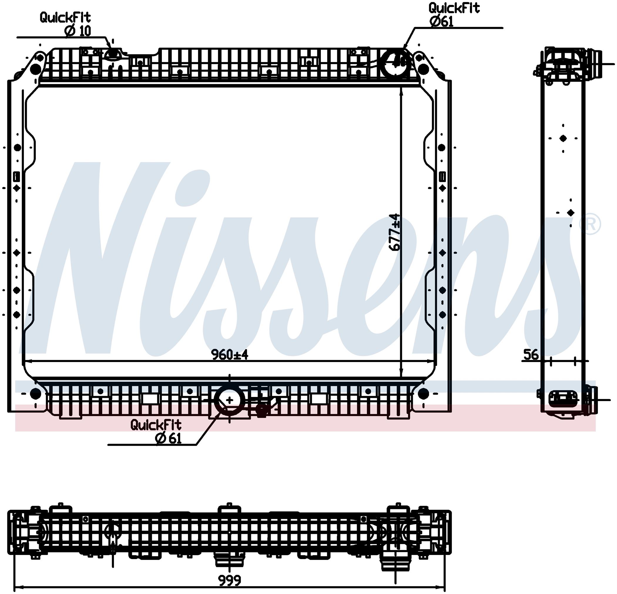 Радіатор MB ACTROS-SERIES (2011) ACTROS 1843 L