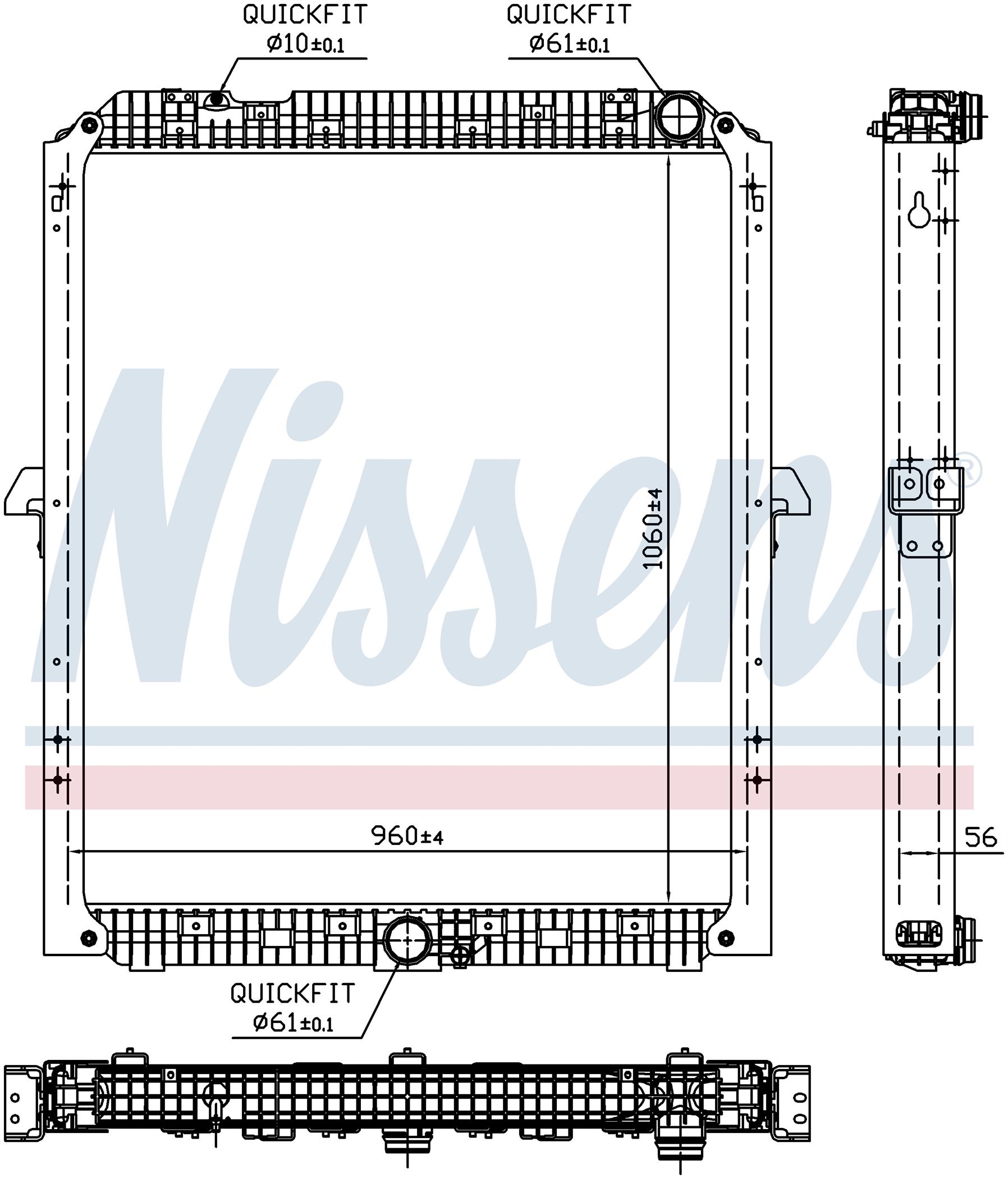 Радіатор MB ACTROS-SERIES (2011) ACTROS 1843 L
