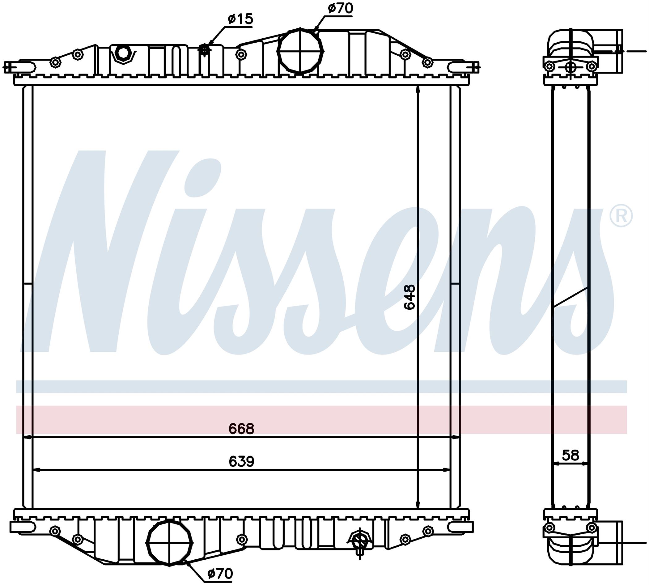 Радіатор MB ECONIC-SERIES (1998) ECONIC 1823 LL