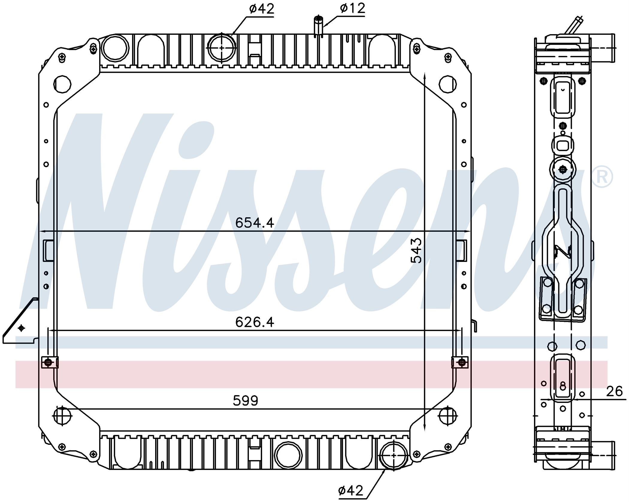 Радіатор MB LK/LN2-SERIES (1984) LK 711