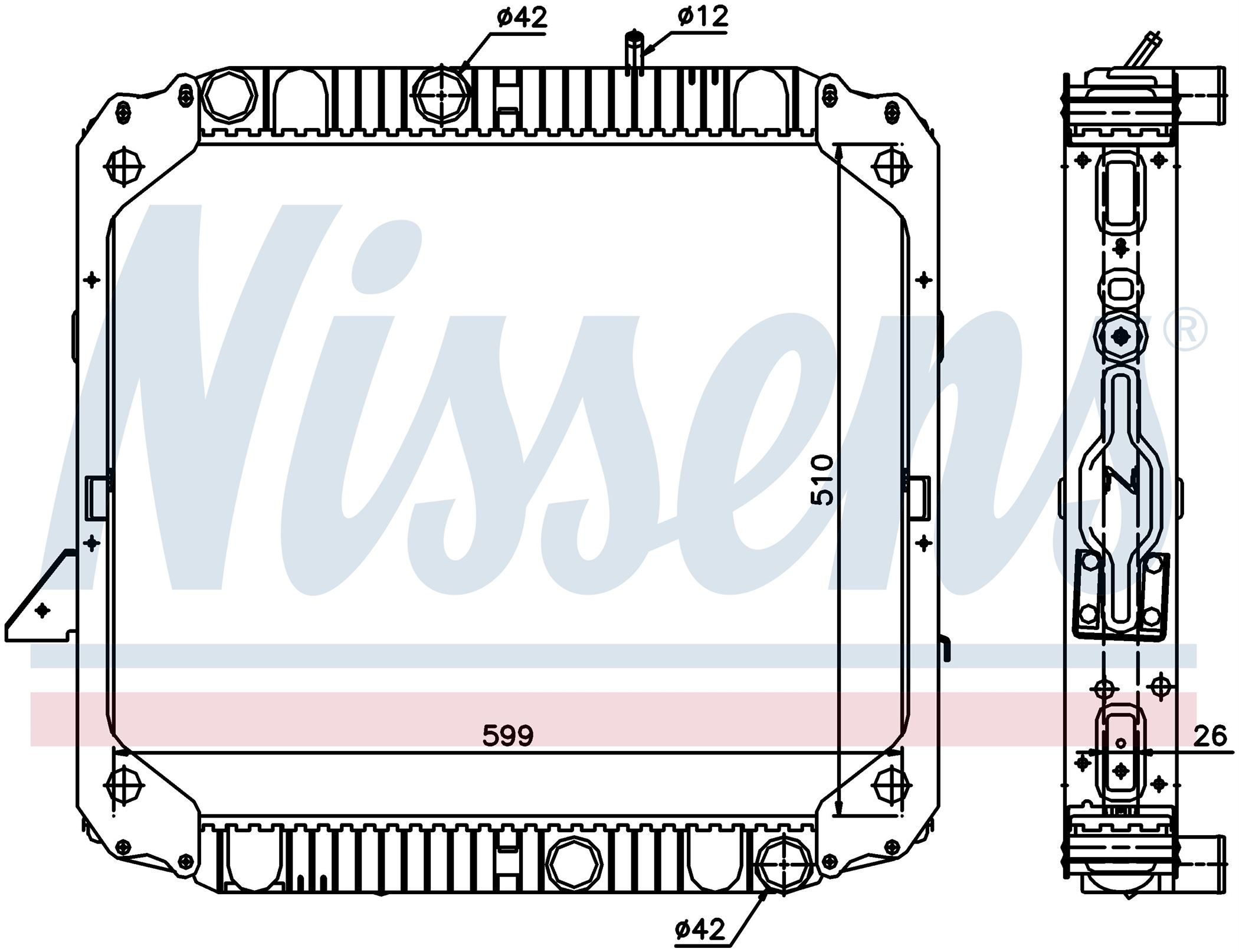 Радіатор MB LK/LN2-SERIES (1984) LK 711