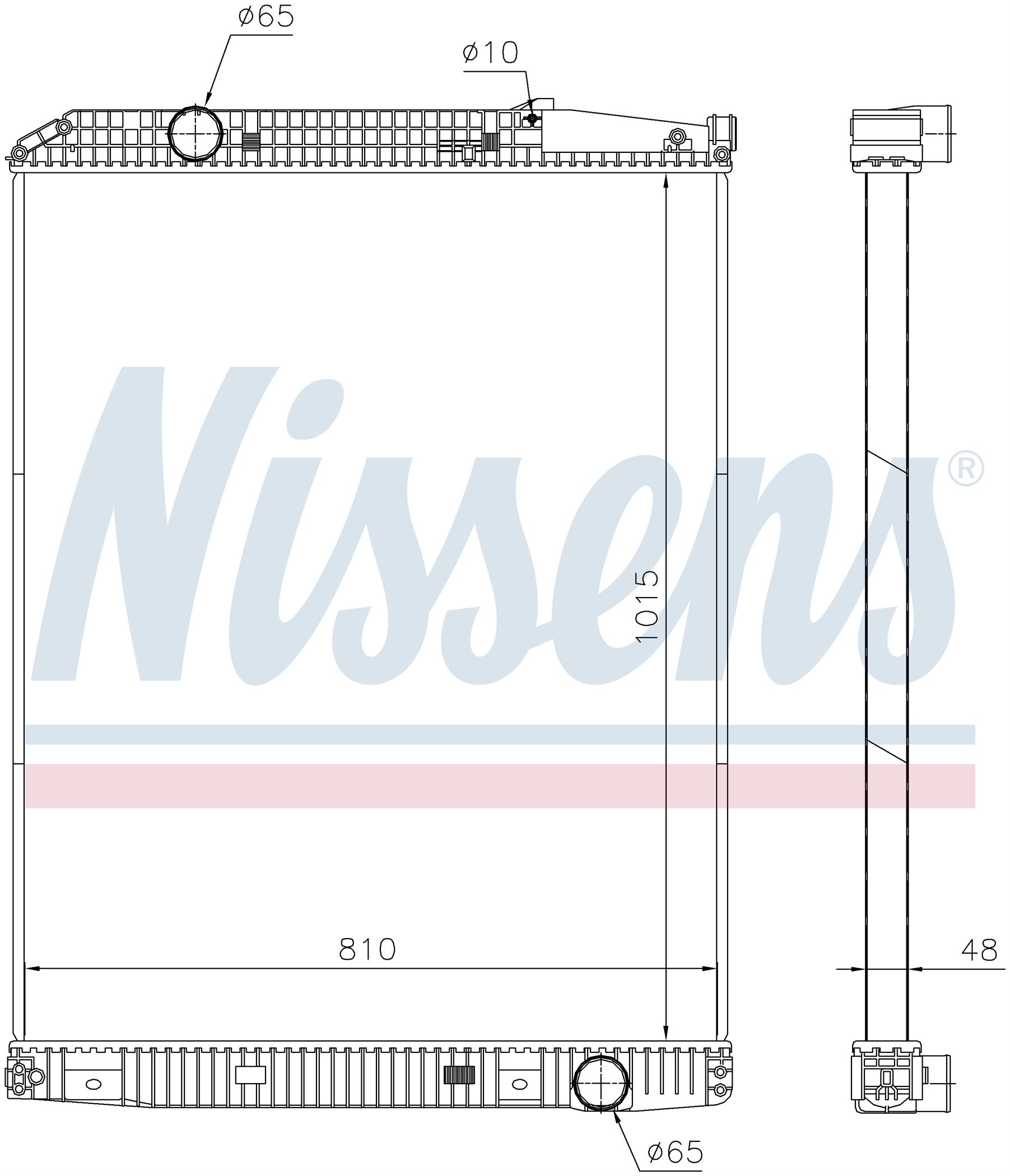 Радіатор MB O-SERIES (1996) O 345 CONECTO