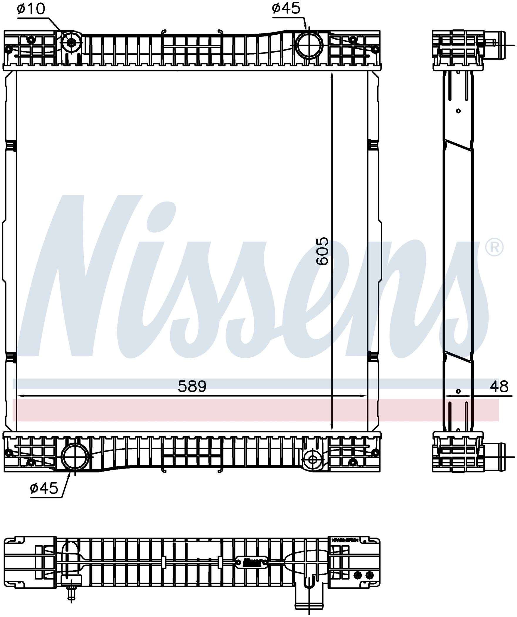 Радіатор MB O-SERIES (1998) O 530 CITARO