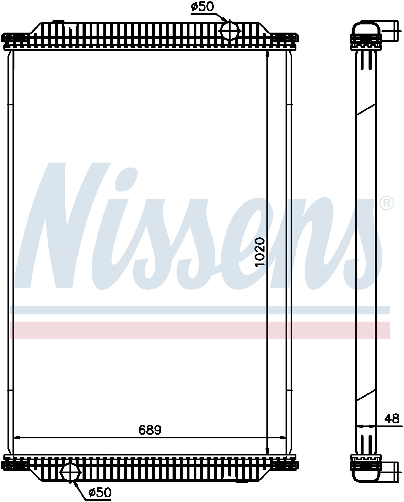 Радіатор NEOPLAN CENTROLINER (1998) CENTROLINER N4516