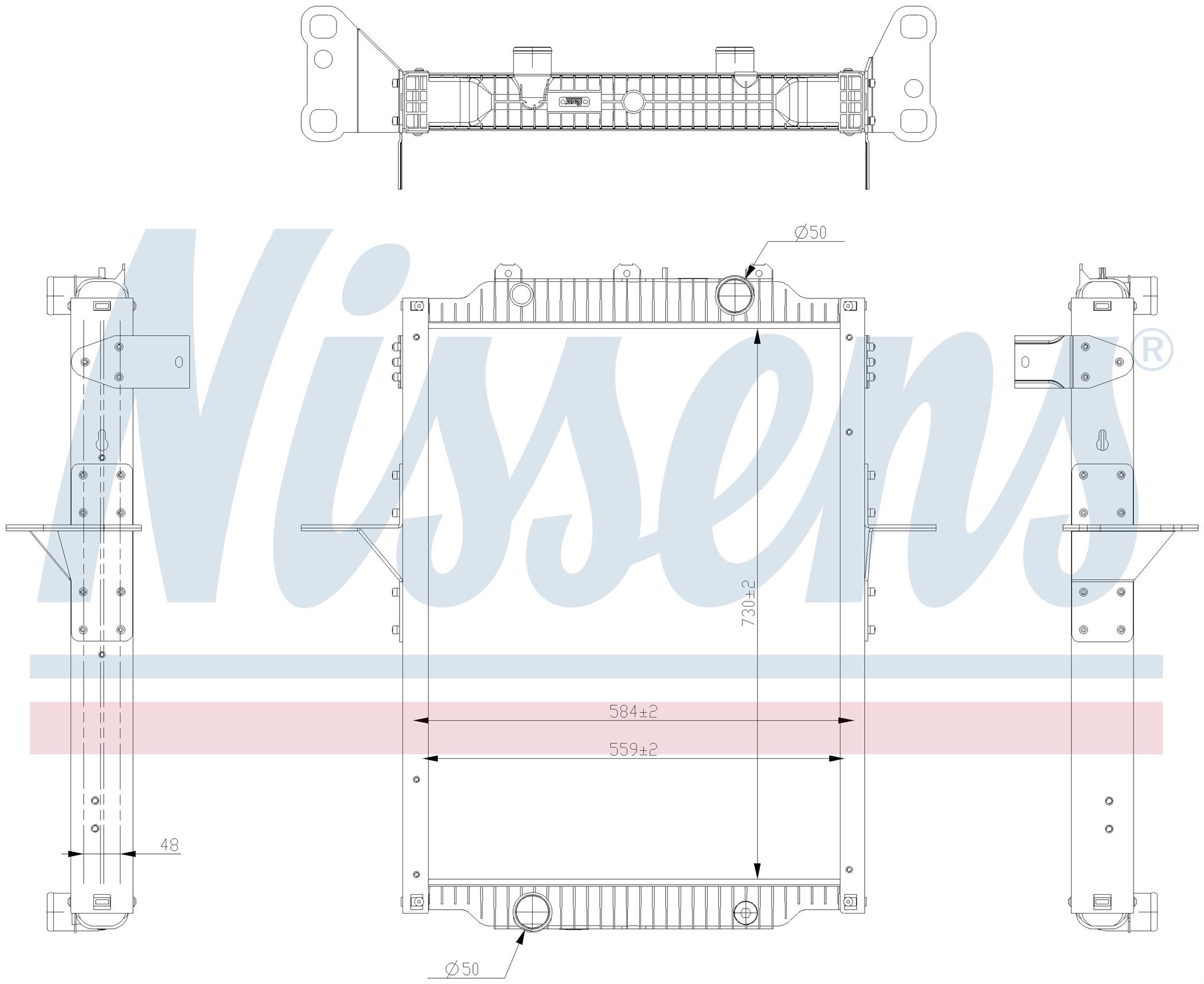 Радіатор RENAULT D (2014) D210