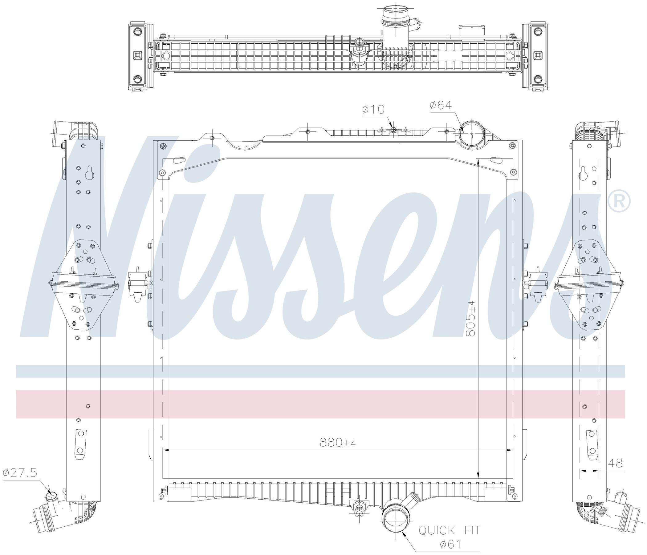 Радіатор RENAULT K (2014) K380