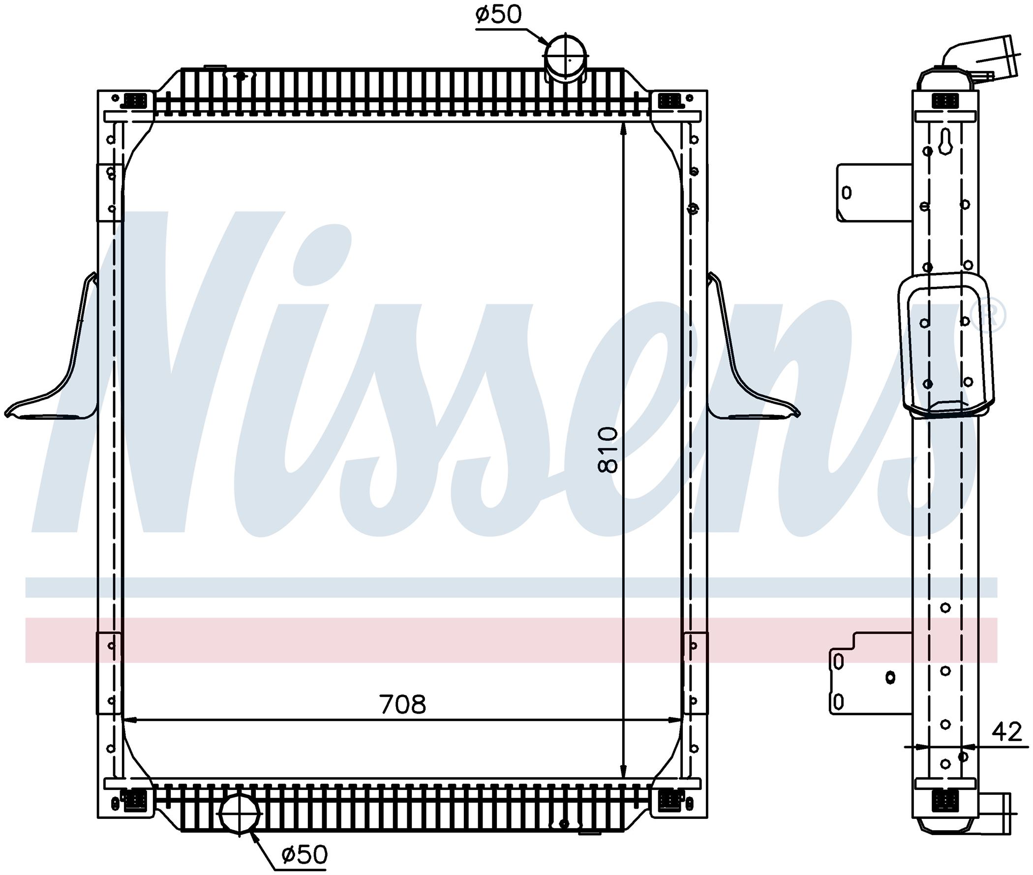 Радіатор RENAULT KERAX (1997) KERAX 300.26